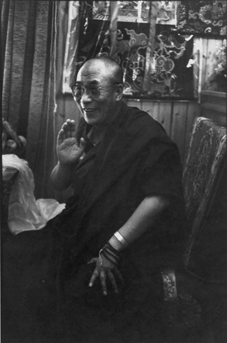 Henri Cartier-Bresson, His Holiness the Fourteenth Dalai Lama in Périgord, France, 1991.