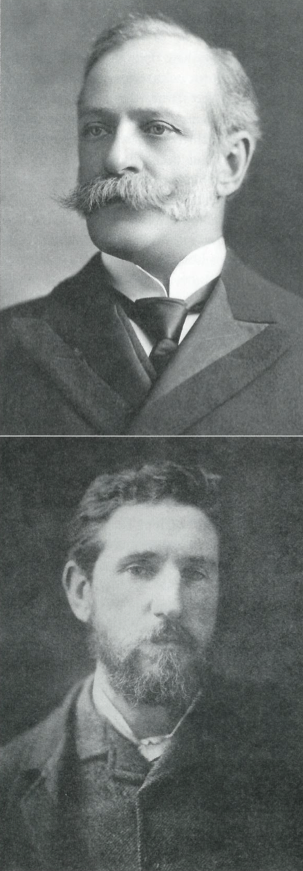  (Top) Henry Adams, grandson of America's sixth president, was a literary man, most famous for his autobiography, The Education of Henry Adams. When he lost his beloved wife to suicide in 1886, he commissioned a monument, a Western interpretation of the bodhisattva Kuan-yin, intended to represent "the acceptance of the inevitable." (Bottom) The sculptor Augustus Saint-Gaudens at the age of thirty-two. Although he knew nothing about Eastern philosophy, his reputation convinced Henry Adams to commission him for the Kuan-yin bodhisattva. Top Courtesy Library of Congress. Bottom U.S. Department of the Interior, National Park Service, Saint-Guadens National Historic Site, Cornish, NH