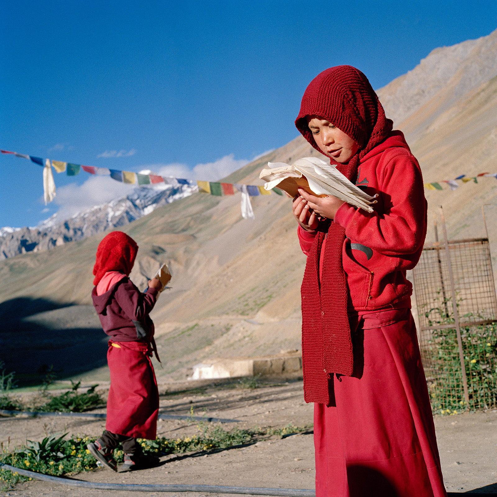 Tibetan Buddhist nuns in the Himalayas