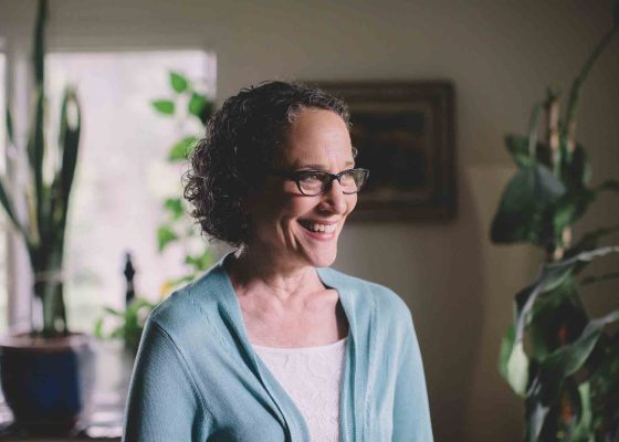 Photo of Beth Jacobs, a clinical psychologist who wrote a book on the Abhidharma