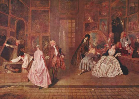 Jean-Antoine Watteau painting