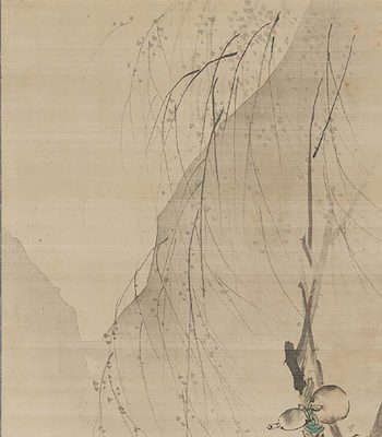 Image of T'ao Ch'ien seated under a willow tree
