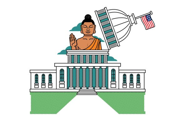 buddhist political engagement, Buddha inside the White House
