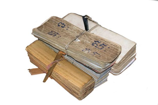 Traditionally bound Cambodian Buddhist texts