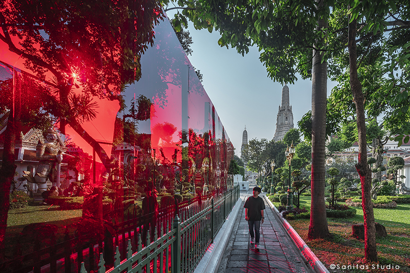 Transforming a Thai Temple Garden into Abstract Art