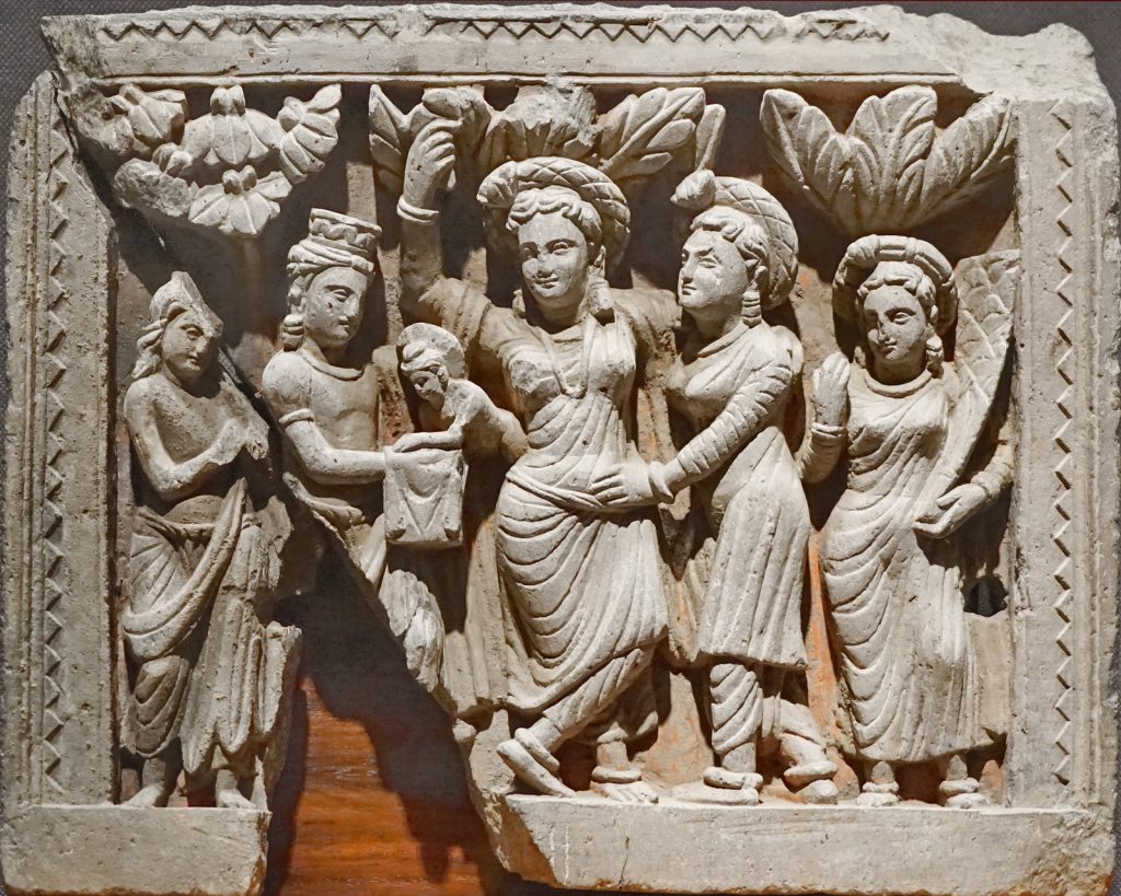The Queen Maya Devi Giving Birth To Prince Siddhartha The Future 