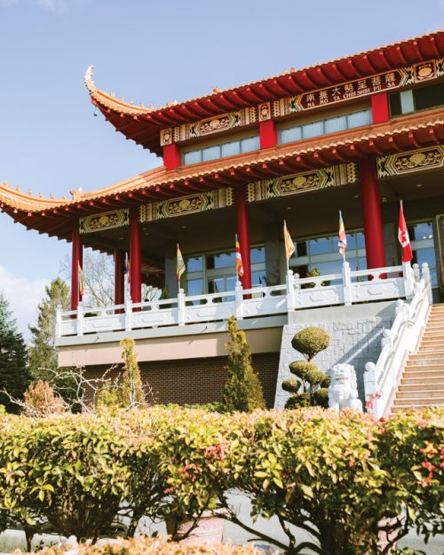 Exterior of Chinese temple