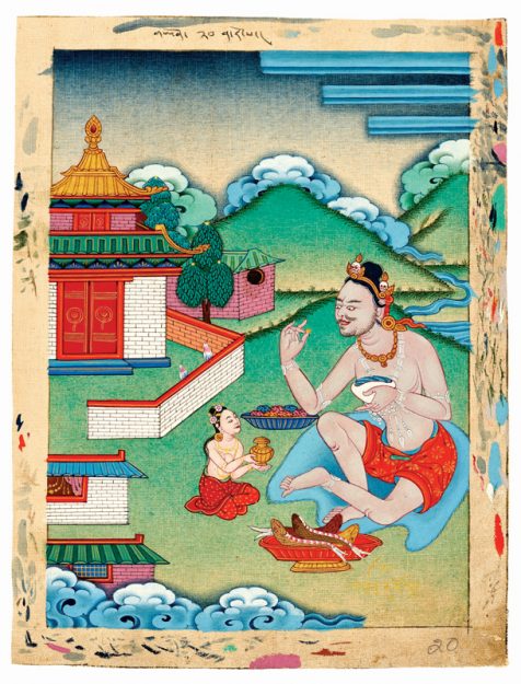 Painting of Indian mahasiddhas