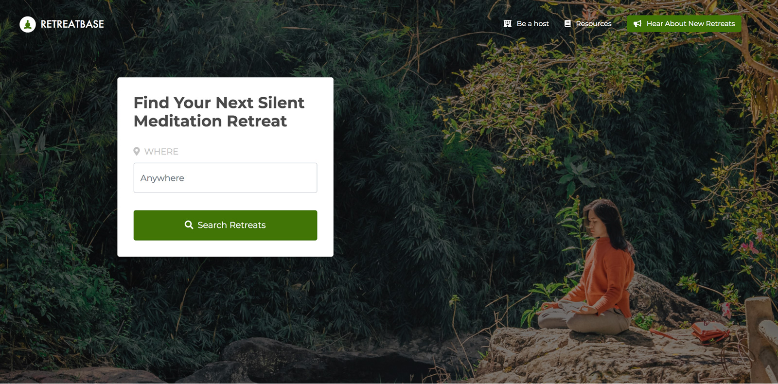 Silent Meditation Retreats Tool, RetreatBase, Helps Us Find Some Peace