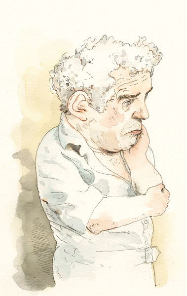 Sketch of Norman Mailer
