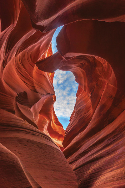 Sky between cliffs symbolizing pema chodron dharma talk