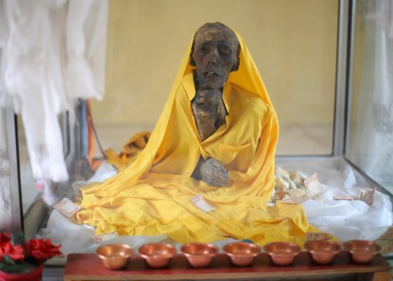 death defying monk | mummified Buddhist monk sangha tenzin