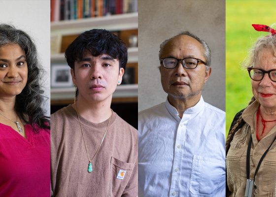 buddhist macarthur genius grant winners sujatha baliga, Ocean Vuong, Mel Chin, and Lynda Barry