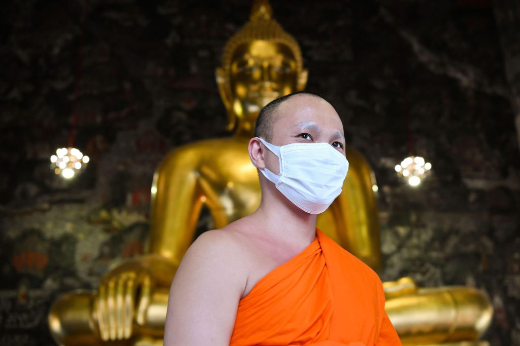 Buddha Buzz Weekly: Thai Monks Recycle Plastic into Face Masks