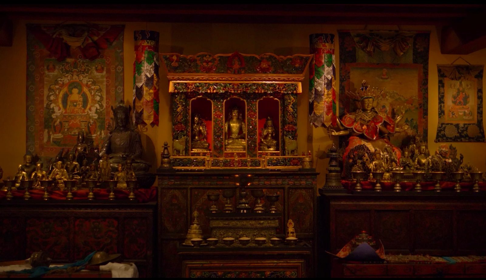 Features Of A Buddhist Shrine