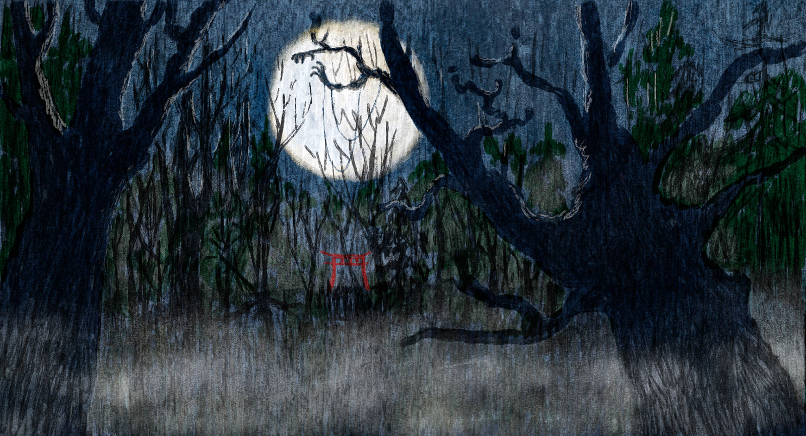 my soul drifts light upon a sea of trees