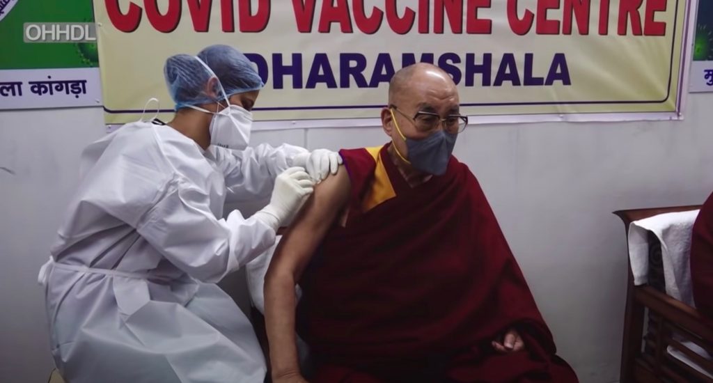 Buddha Buzz Weekly: Dalai Lama Gets Vaccinated