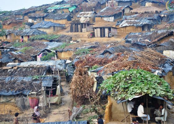 fire devastates rohingya camp