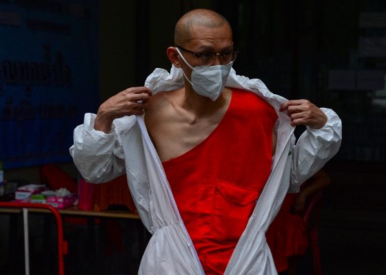 Thai Monk Covid