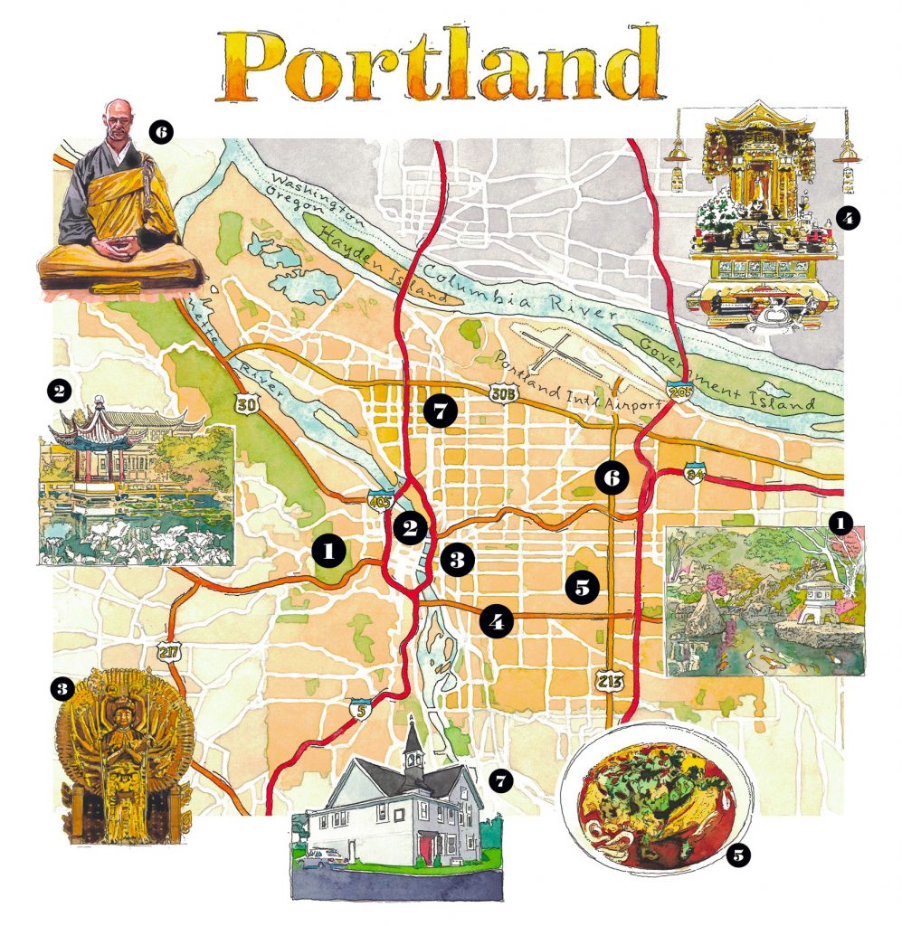 The Buddhist Traveler in Portland