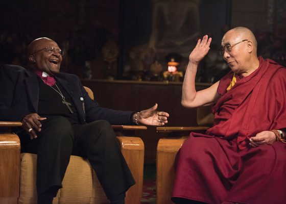 His Holiness the Dalai Lama and Archbishop Desmond Tutu mission joy film