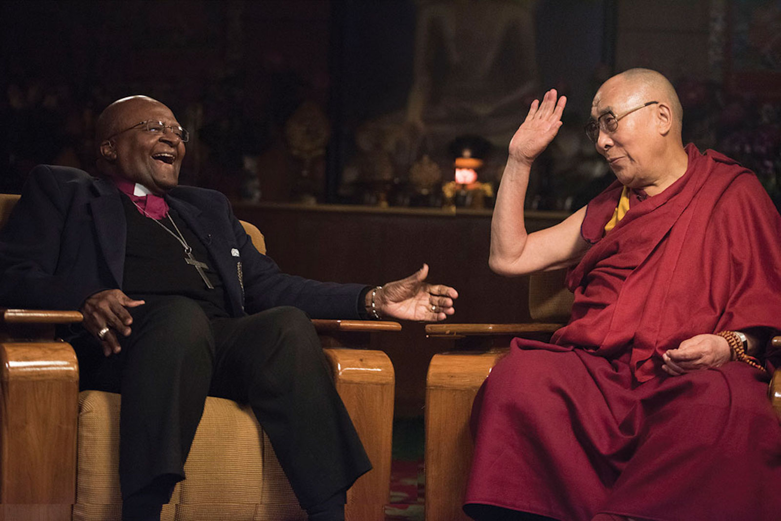 His Holiness the Dalai Lama and Archbishop Desmond Tutu mission joy film