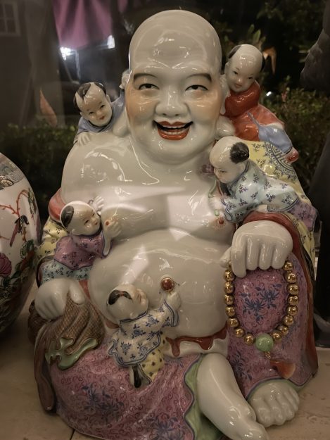 porcelain Buddha family home