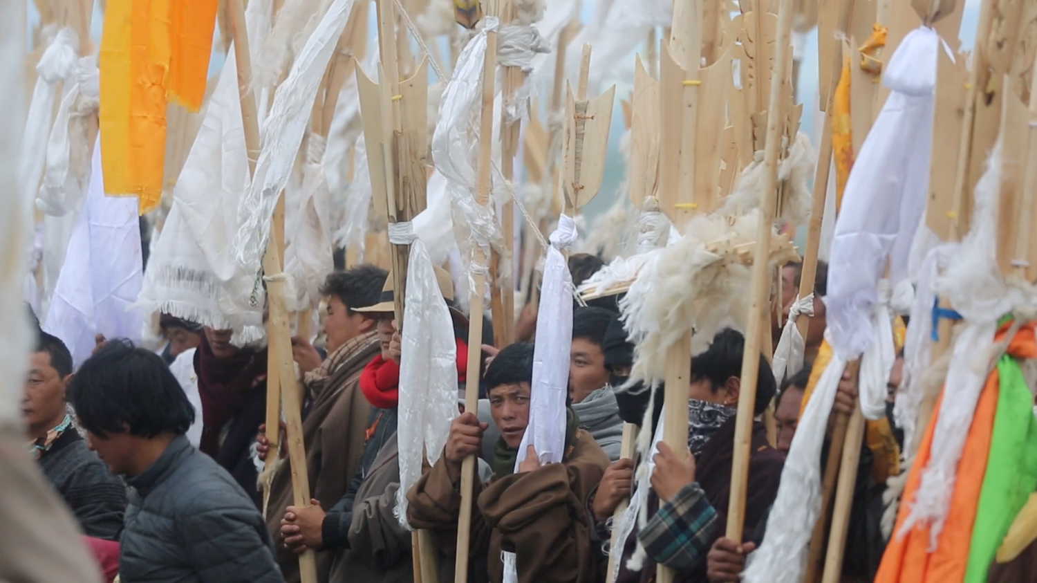 Residuos de khata tibetano Huatse Gyal 6