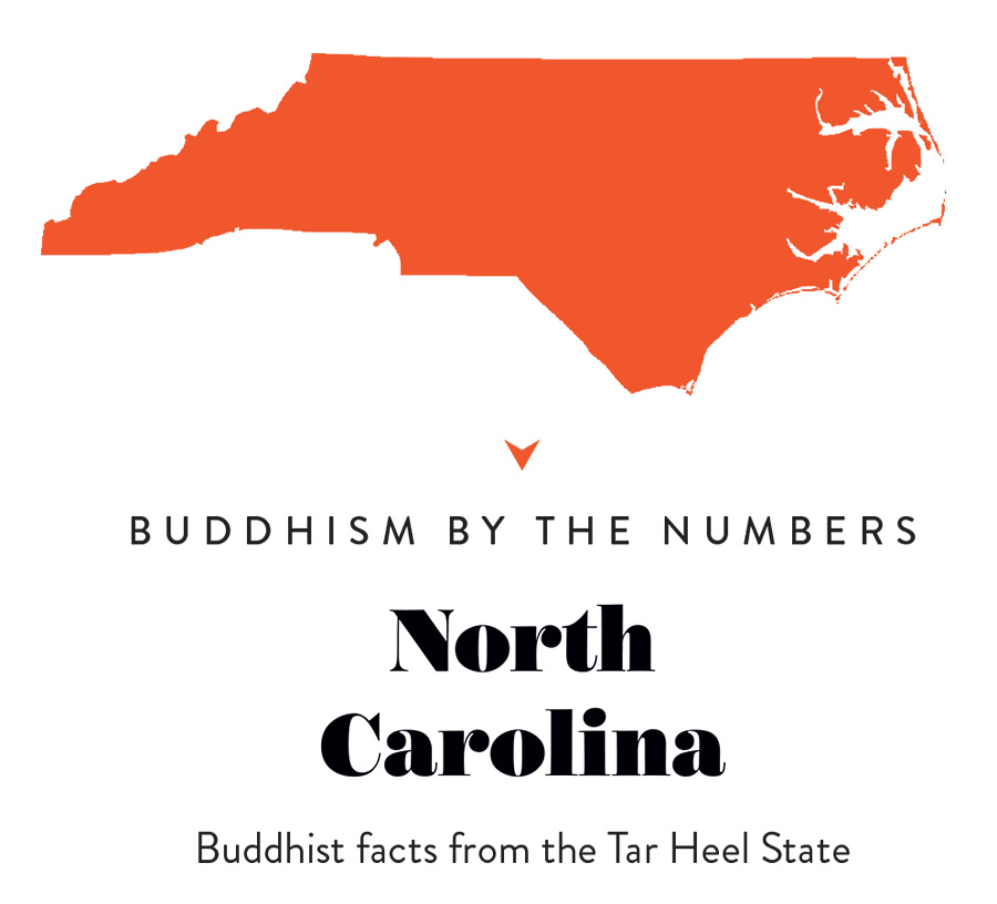 Buddhism by the Numbers in North Carolina