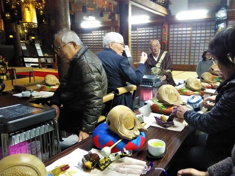 temples members at Daihou, Echizen City, Japan, pure land buddhism