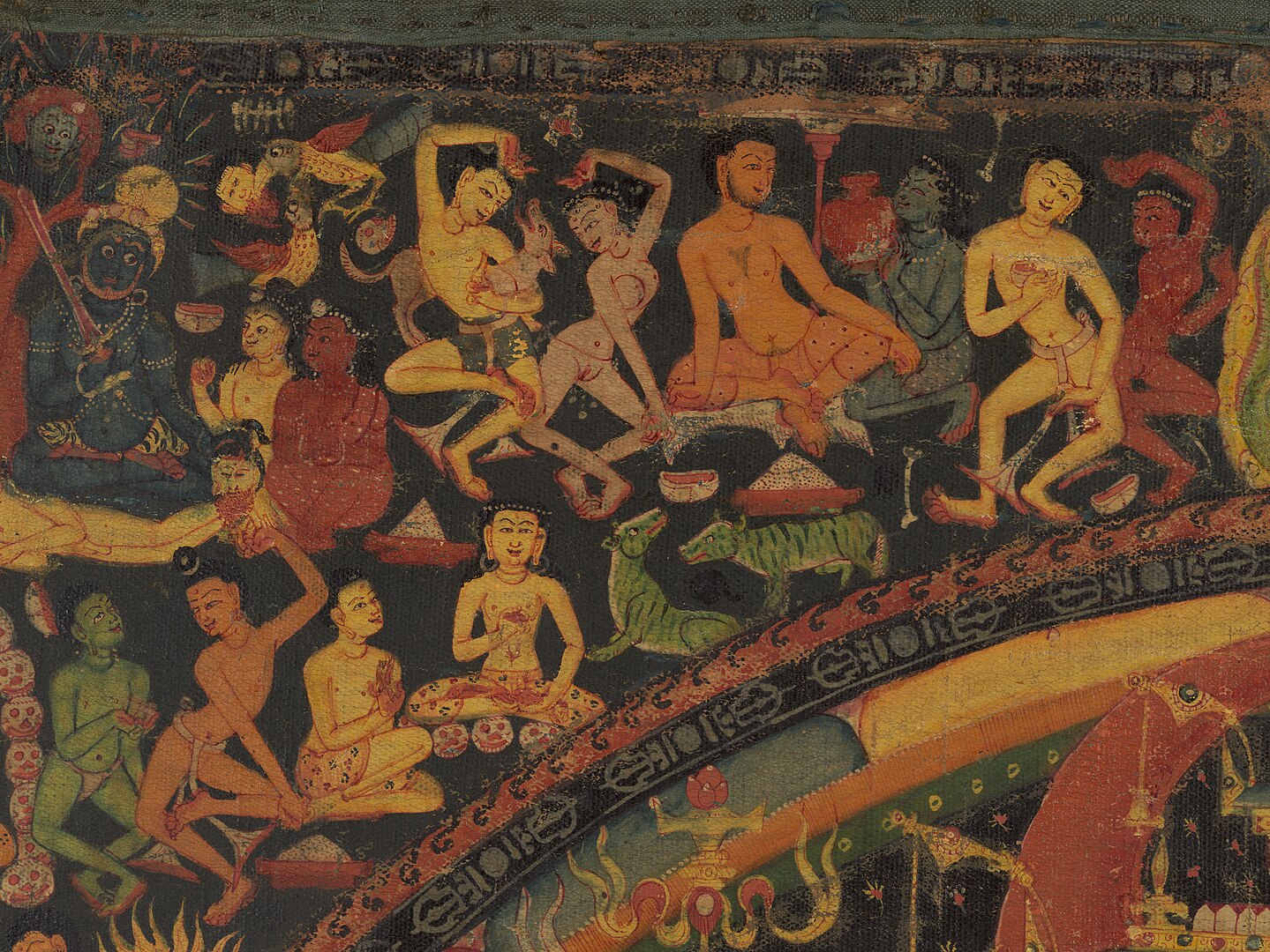 naked tantrikas dancing vajrayana