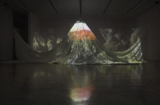 Installation view, A Conversation with the Sun (Afterimage)