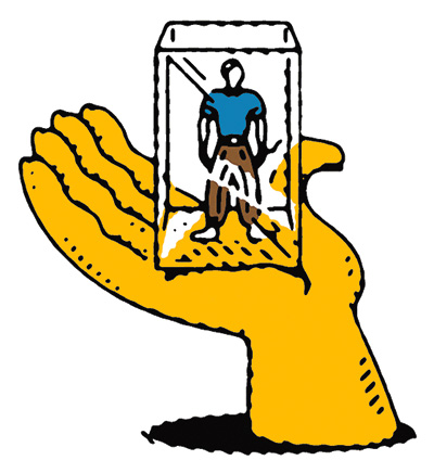 five skandhas illustration by Mike Haddad