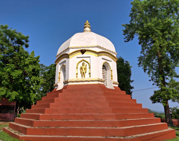 A stupa-like structure on buddhist pilgrimage hajo
