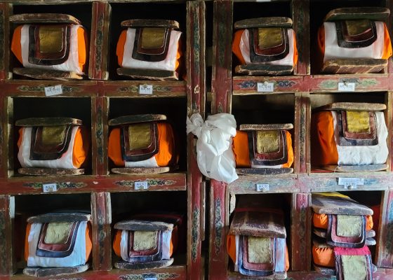 from the academy treasure texts, images of tibetan buddhist texts in traditional library