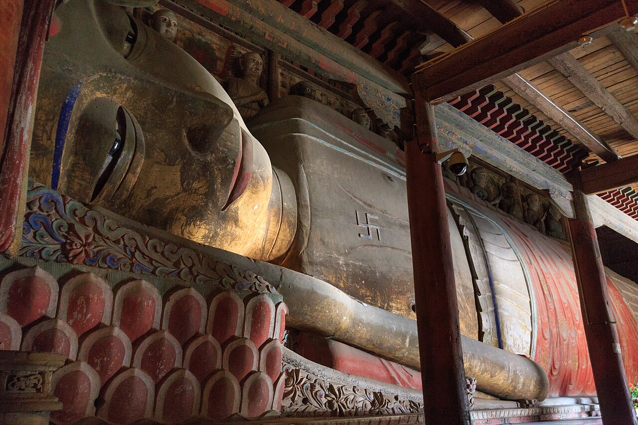 buddhism holidays parinirvana day reclining buddha at Dafo Temple